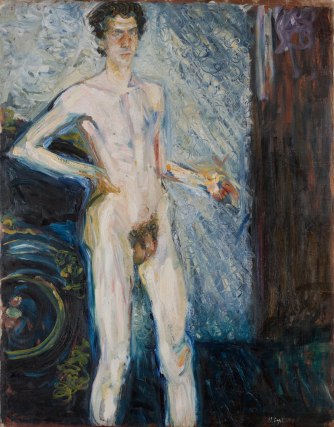 Nude Self-Portrait with Palette, 1908, Richard Gerstl. Oil on canvas. © Leopold Museum Private Foundation, Vienna.